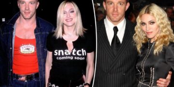 Madonna and Guy Ritchie reunite for first time in nearly 20 years after divorce