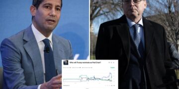 Kevin Hassett regains lead over Kevin Warsh on prediction markets in neck-and-neck Fed chairman race