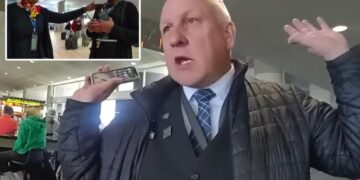 Flight attendant arrested ahead of boarding for tapping someone on the shoulder