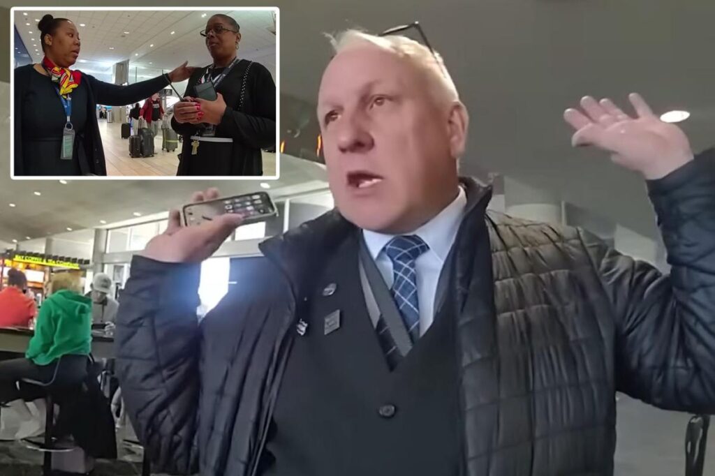 Flight attendant arrested ahead of boarding for tapping someone on the shoulder