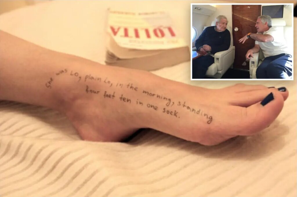 New Jeffrey Epstein photo dump shows women with ‘Lolita’ quotes scrawled on their bodies