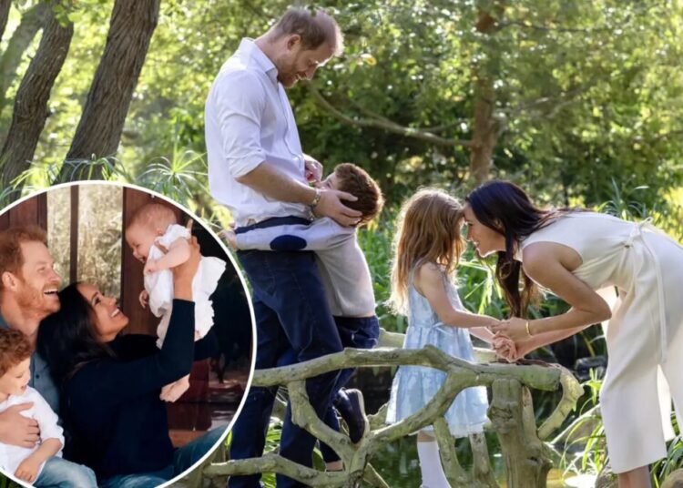 Meghan Markle shares intimate holiday card featuring Prince Harry, Archie and Lilibet