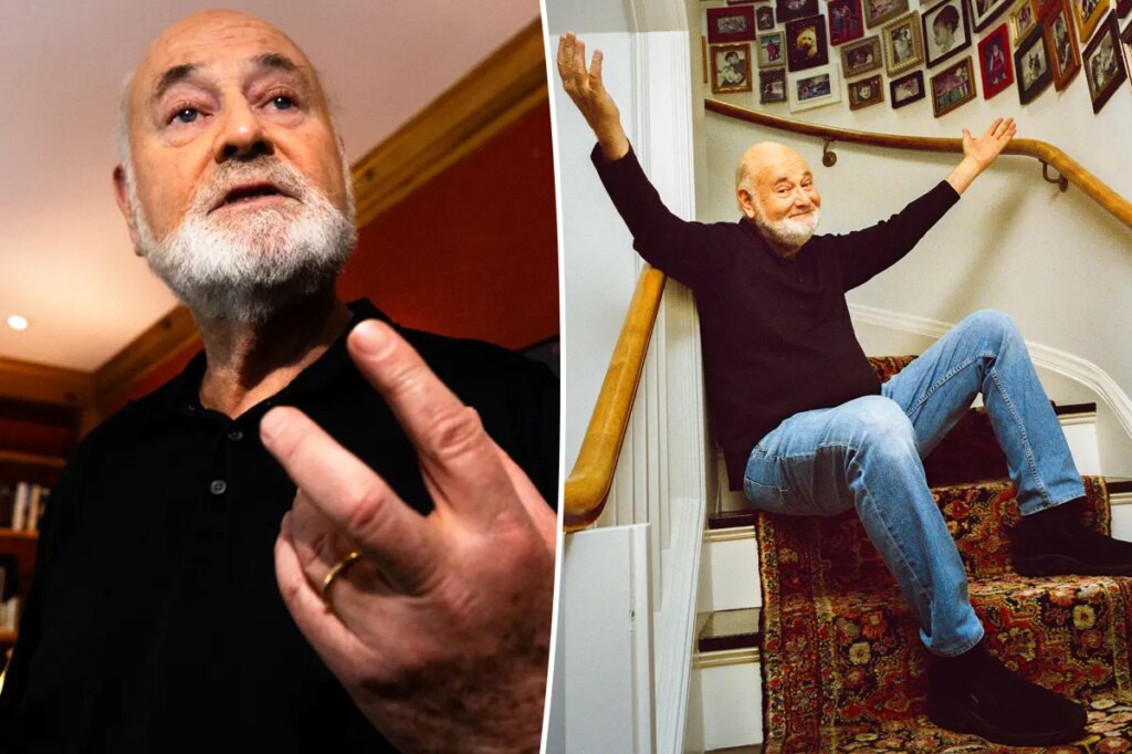 Rob Reiner beams over wall of family pics in LA home photo shoot — captured just months before murder