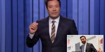 Jimmy Fallon recycles odd Mamdani joke 3 times