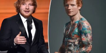 Ed Sheeran shows off shocking 30-pound weight loss in shirtless photo shoot