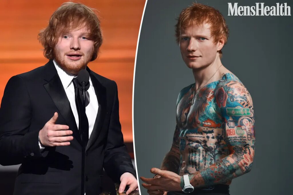 Ed Sheeran shows off shocking 30-pound weight loss in shirtless photo shoot