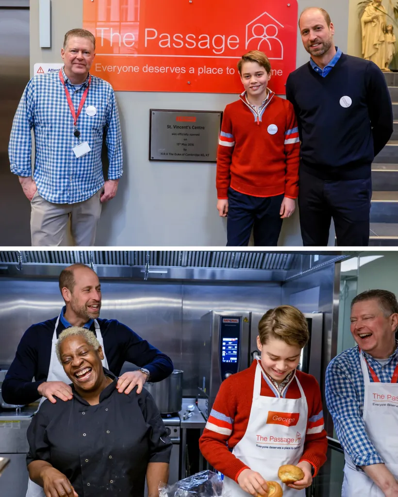 Prince William brings his son to The Passage, just like his mom, the late Princess Diana did.