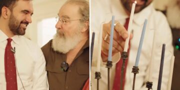 Anti-Zionist Mamdani celebrates Hanukkah with Jewish actor Mandy Patinkin