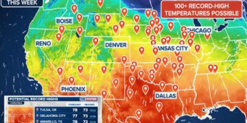 Above-average temperatures could bring record-warm Christmas to Lower 48 US states