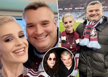 Kelly Osbourne reunites with rarely seen brother Louis five months after dad Ozzy’s death