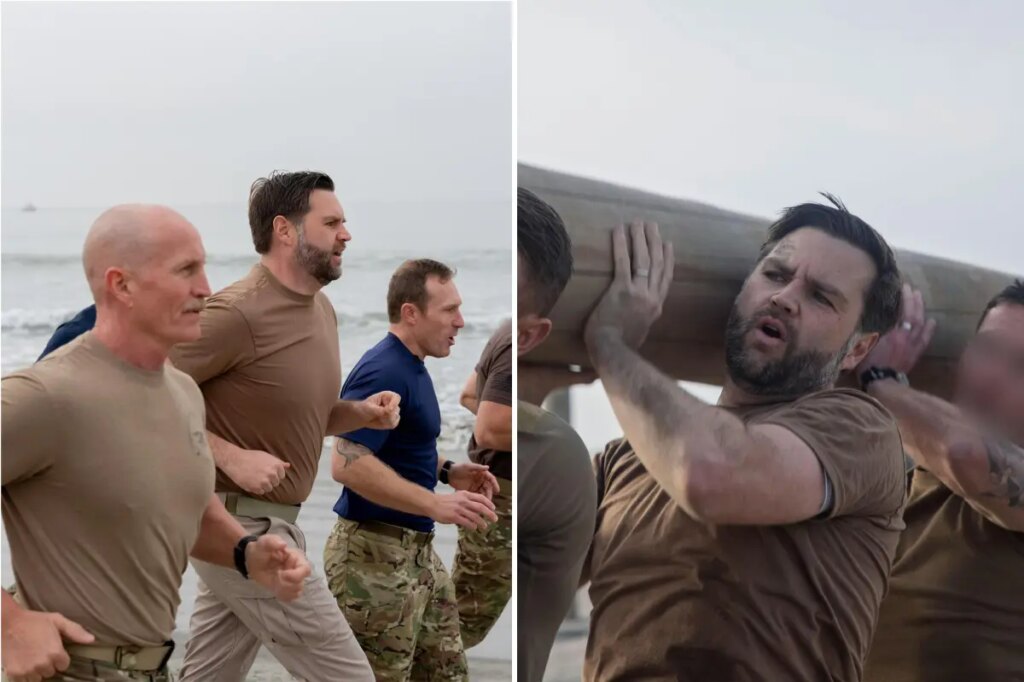 JD Vance trains with Navy SEALs in California: ‘Feel like I got hit by a freight train’