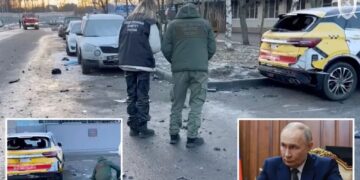 Explosion in Moscow kills three people — including two police officers — near site of Russian general’s car bombing