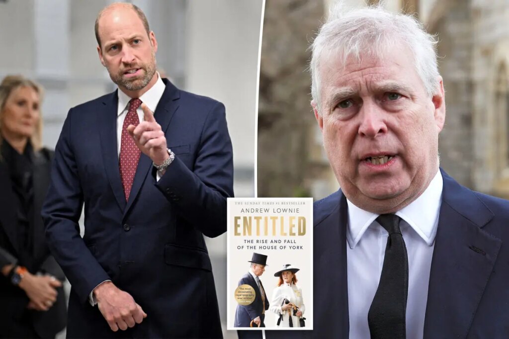 Prince William wants to ‘deal’ with disgraced uncle Andrew before King Charles’ death, royal author claims
