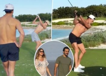 Tom Brady spends shirtless holidays with son Jack after ex Gisele Bündchen’s secret wedding