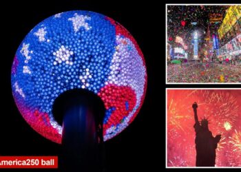 Times Square to hold second ball drop in July to mark America’s 250th birthday