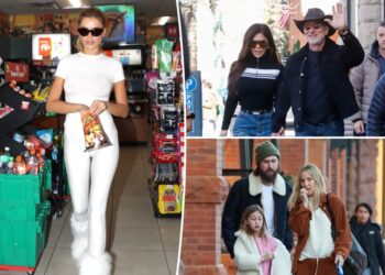 Brooks Nader kicks off Christmas with Lauren Sánchez, Jeff Bezos and Kate Hudson at Aspen members-only club