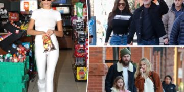 Brooks Nader kicks off Christmas with Lauren Sánchez, Jeff Bezos and Kate Hudson at Aspen members-only club