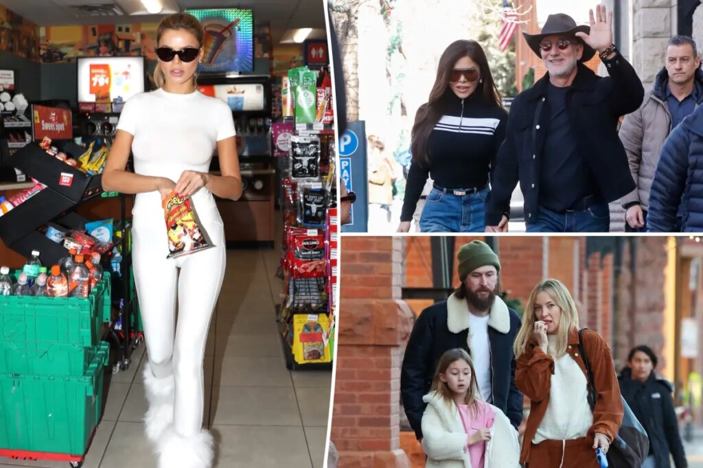 Brooks Nader kicks off Christmas with Lauren Sánchez, Jeff Bezos and Kate Hudson at Aspen members-only club