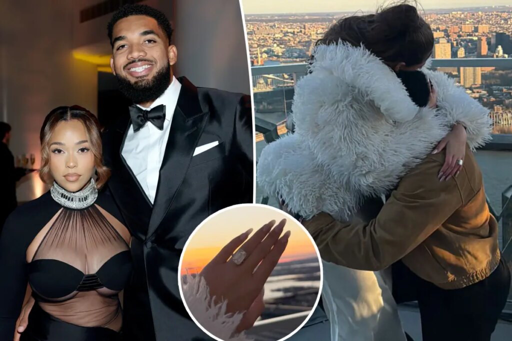 Jordyn Woods, Karl-Anthony Towns engaged after 5 years of dating: ‘Marry Christmas’