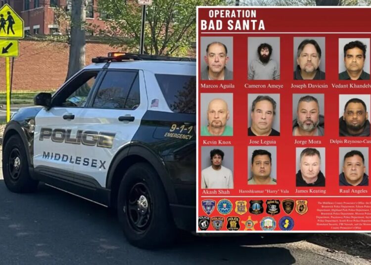 ‘Operation Bad Santa’ nabs 12 NJ sickos — including middle school teacher — accused of trying to meet minors for sex