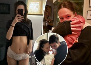 Pete Davidson’s girlfriend, Elsie Hewitt, shows off adult diapers in raw postpartum selfie