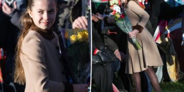 Princess Charlotte, 10, poses for fan selfies during Christmas Day walk — forcing dad Prince William to hurry her along