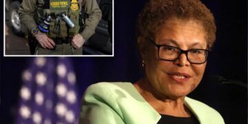 LA Mayor Karen Bass calls it ‘sad’ that Hispanics are joining Border Patrol – suggests they’re desperate for money 