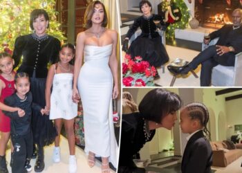 Kris Jenner shares sparkling snaps of festive Kardashian family Christmas celebration: ‘To all a good night’