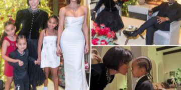 Kris Jenner shares sparkling snaps of festive Kardashian family Christmas celebration: ‘To all a good night’