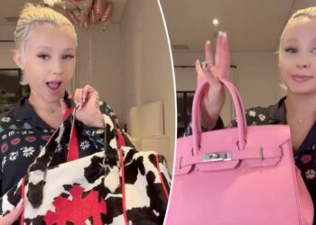 Alabama Barker shows off insane $200K Christmas haul — including $15K Chrome Hearts duffle bag