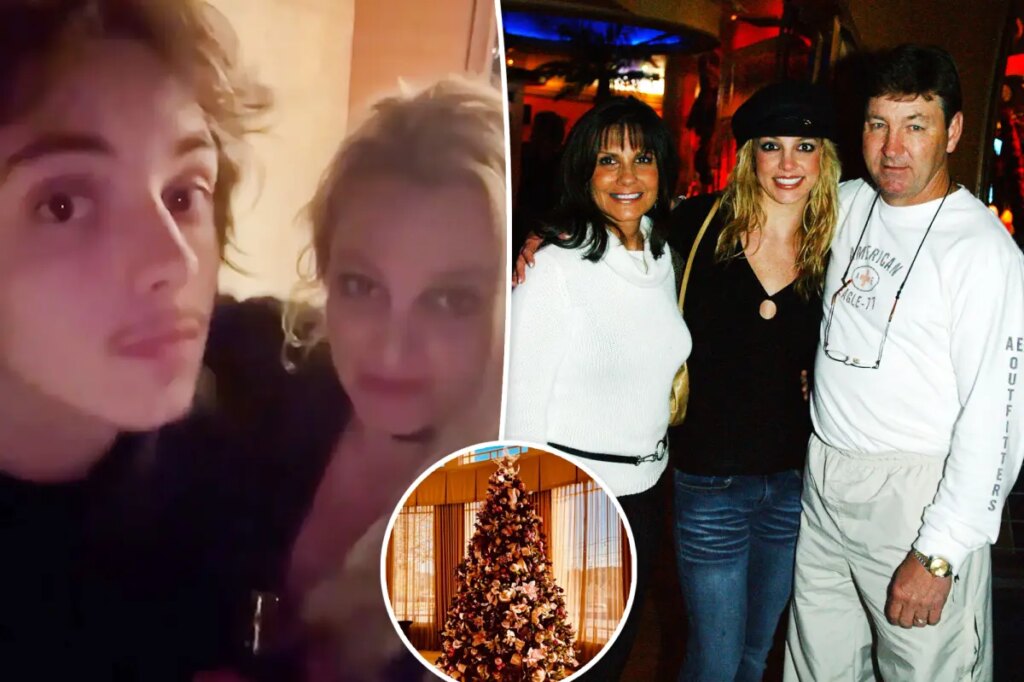 Britney Spears roasts ‘innocent’ family in sarcastic Christmas post after spending holiday with son Jayden