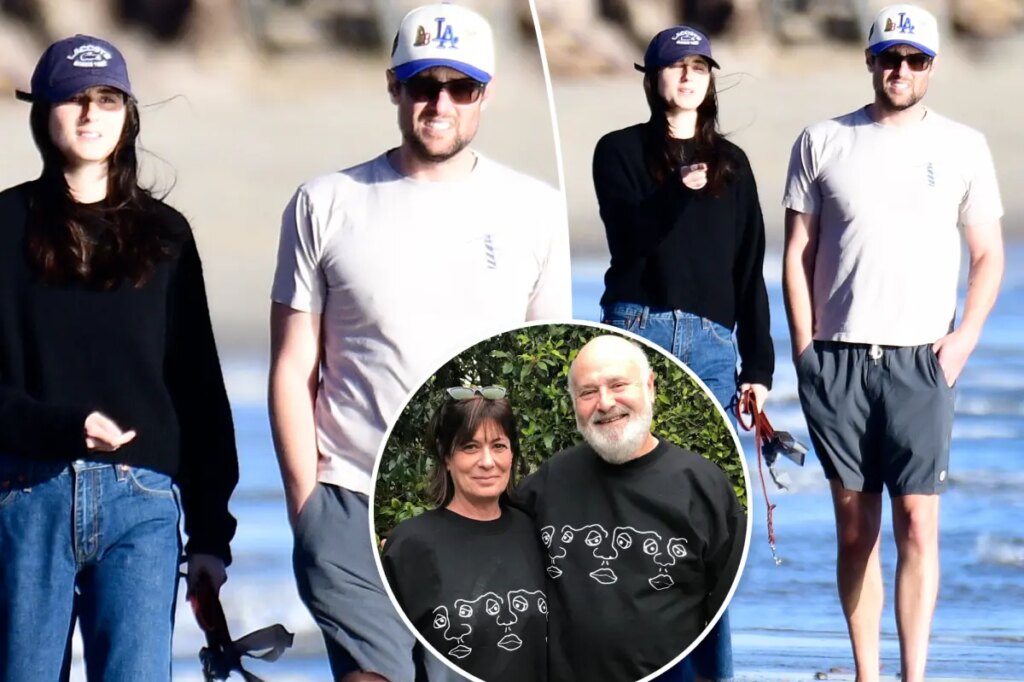 Romy and Jake Reiner put on a united front in first photos together since their parents Rob and Michele’s murders