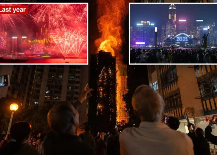 Hong Kong rings in 2026 without fireworks after deadly blaze killed at least 161