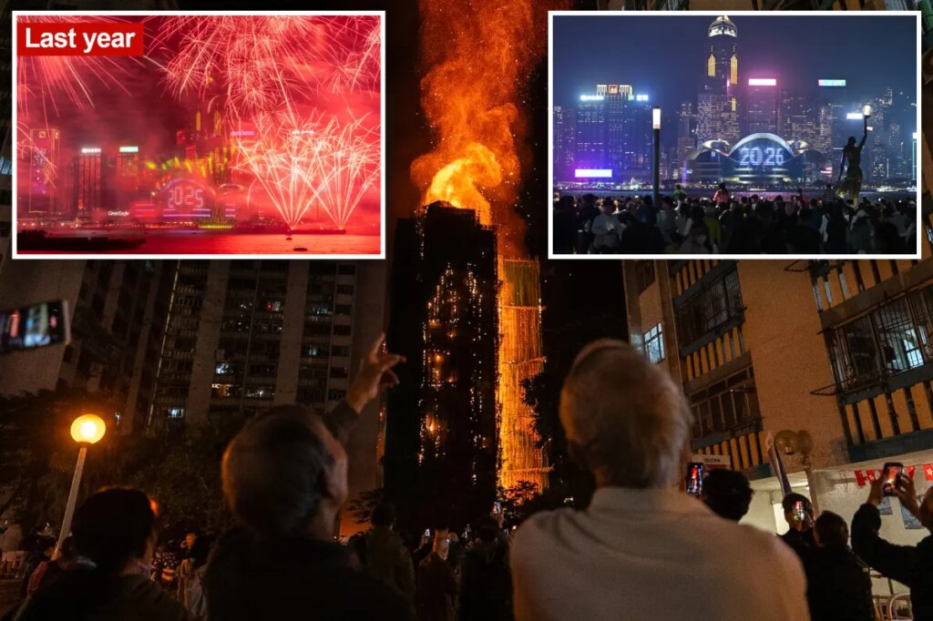 Hong Kong rings in 2026 without fireworks after deadly blaze killed at least 161