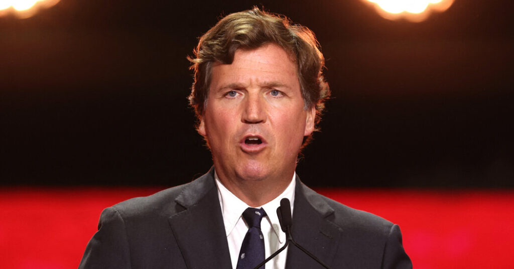 Amid Fractures on the Right, Tucker Carlson Continues His Attacks