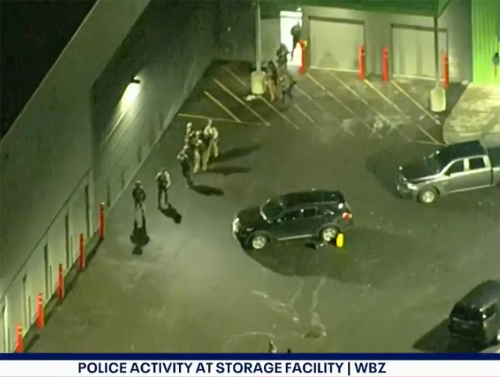 12 Hampshire road in Salem NH Brown Shooting suspects car was found at Storage facility. Authorities are searching the premisses
