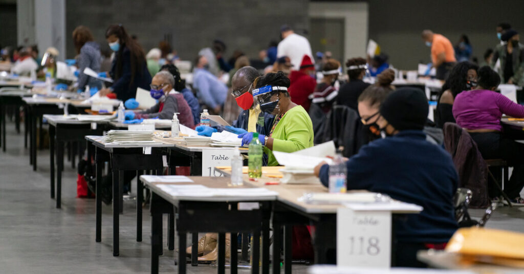 Trump Officials Sue to Seize 2020 Ballots in a Georgia County