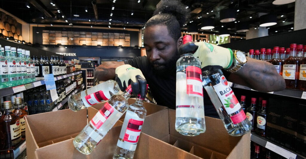 Canadians Rush to Buy Stockpiles of Boycotted U.S. Liquor