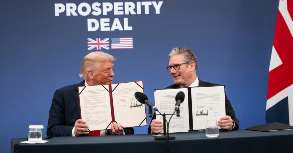 U.S.-U.K. Trade Deal Hits Stumbling Block