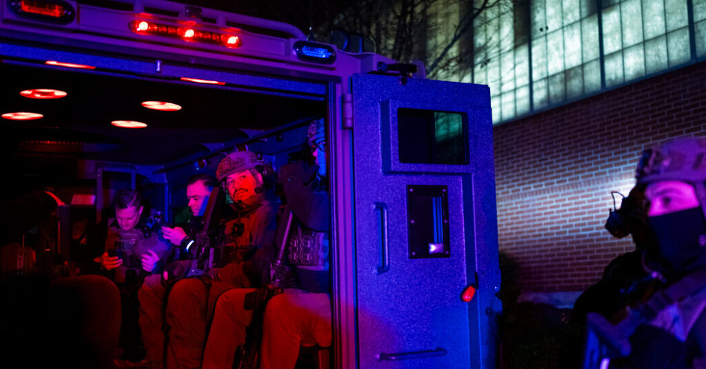 Gunshots, Sirens and a Manhunt Transform Brown’s Campus