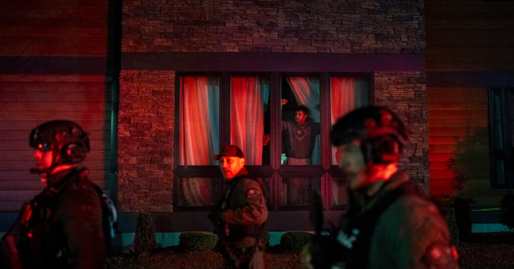 Gunshots, Then 12 Hours of
Fear at Brown University