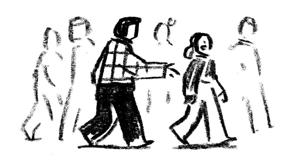 ‘Watching the Twinkling Subway Cars Chug By’