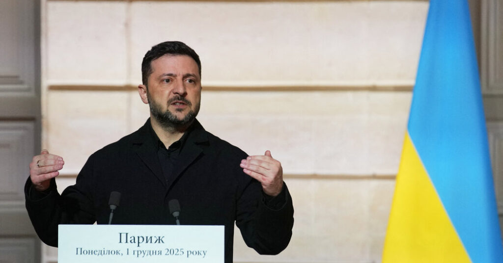 Zelensky to Meet U.S. Envoys and European Leaders in New Push to End War