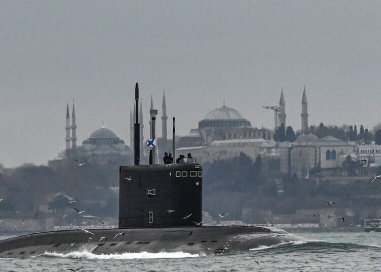 Ukraine Claims First Strike by Underwater Drone on Russian Submarine