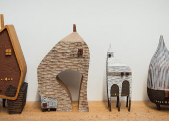 From Blocks of Wood Come Miniature Houses