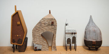 From Blocks of Wood Come Miniature Houses