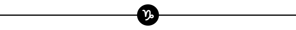 Capricorn glyph