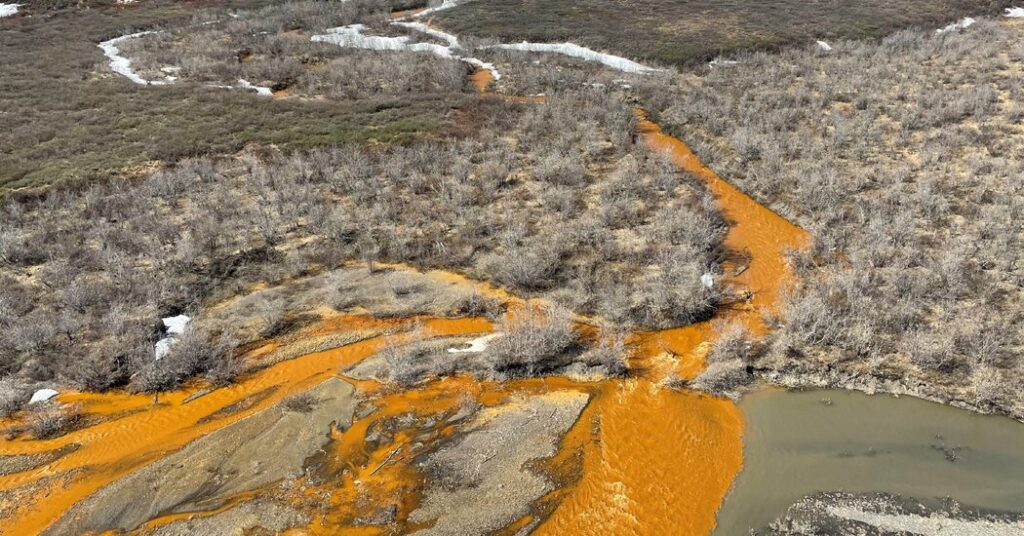 Arctic Warming Turning Alaska’s Rivers Red With Toxic Runoff