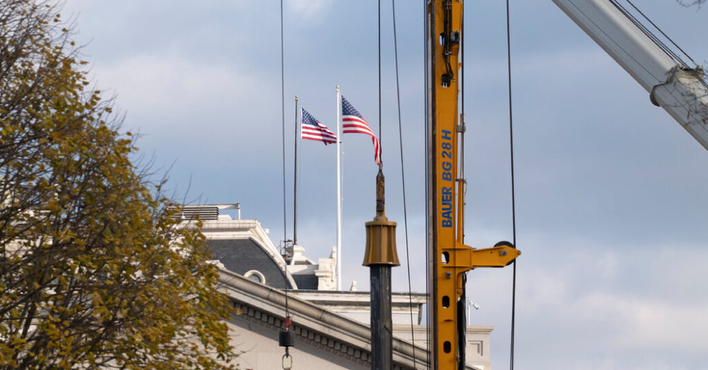 Judge Says He Will Not Immediately Halt Trump’s Ballroom Project