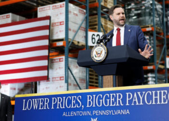 Remixing Trump’s Economy Speech, Vance Strikes a Different Tone